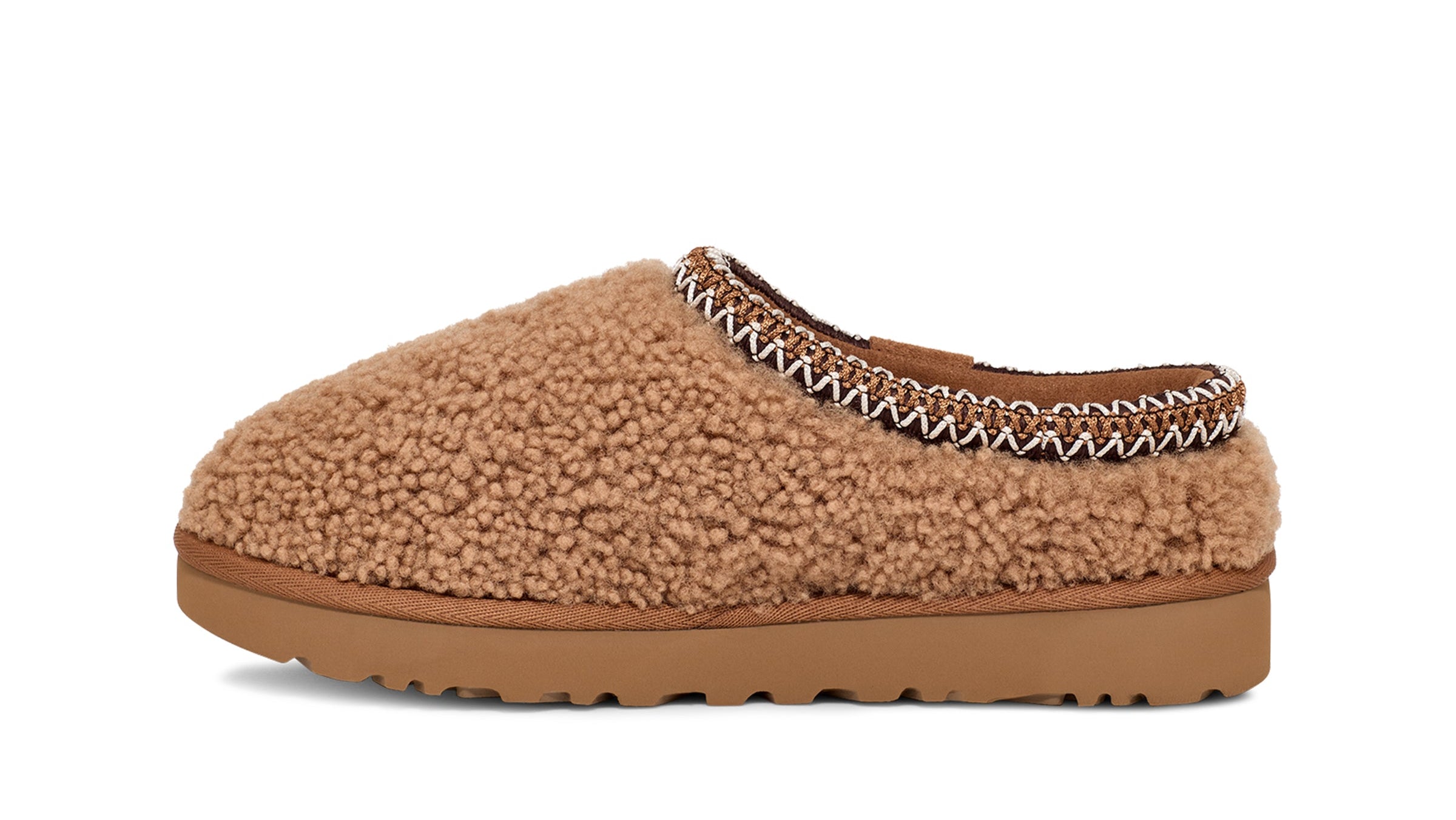 W Tasman Maxi Curly clogs - Chestnut